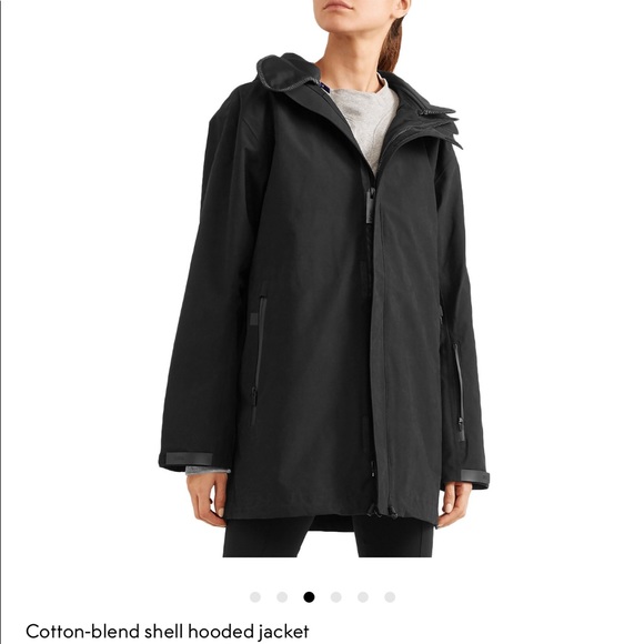 TEMPLA Cotton-blend shell hooded jacket - Picture 2 of 6